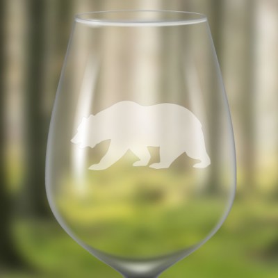 Identificateur de verre à vin givré Identificateur de verre à vin givré