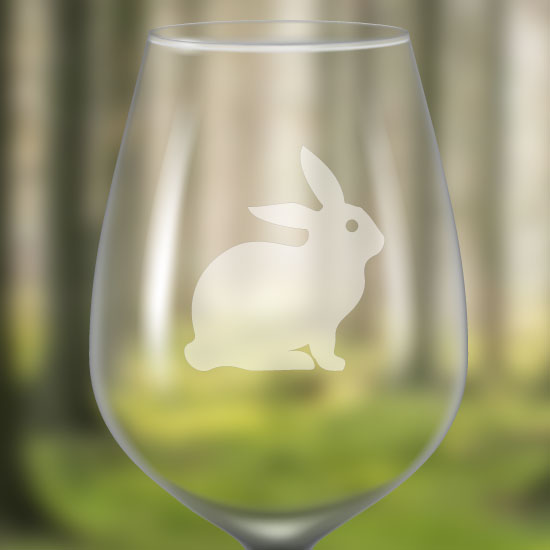 Identificateur de verre à vin givré Identificateur de verre à vin givré