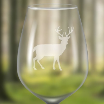 Identificateur de verre à vin givré Identificateur de verre à vin givré
