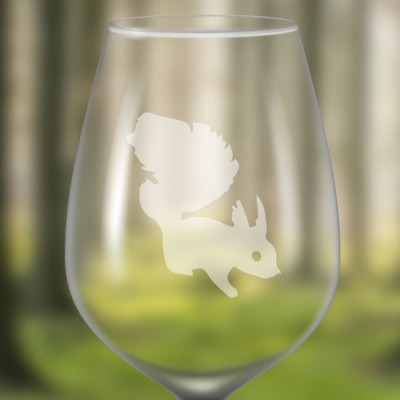 Identificateur de verre à vin givré Identificateur de verre à vin givré