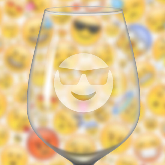 Identificateur de verre à vin givré Identificateur de verre à vin givré