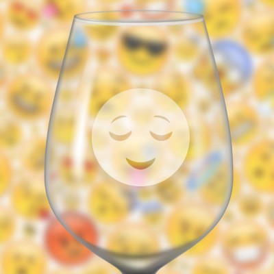 Identificateur de verre à vin givré Identificateur de verre à vin givré