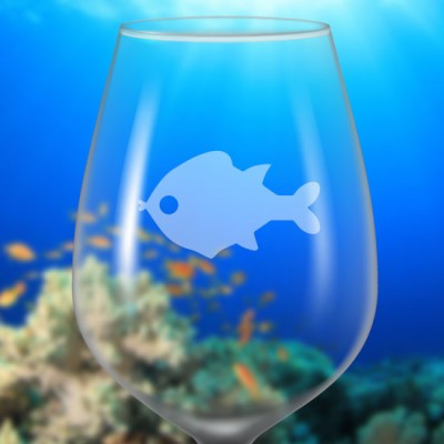 Identificateur de verre à vin givré Identificateur de verre à vin givré