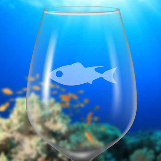 Identificateur de verre à vin givré Identificateur de verre à vin givré