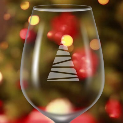 Identificateur de verre à vin givré Identificateur de verre à vin givré