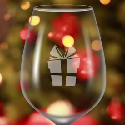 Identificateur de verre à vin givré Identificateur de verre à vin givré