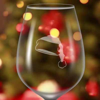 Identificateur de verre à vin givré Identificateur de verre à vin givré