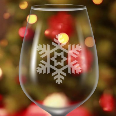 Identificateur de verre à vin givré Identificateur de verre à vin givré