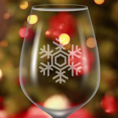 Identificateur de verre à vin givré Identificateur de verre à vin givré