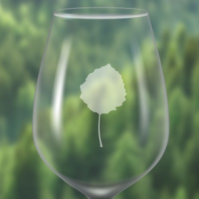 Identificateur de verre à vin givré Identificateur de verre à vin givré