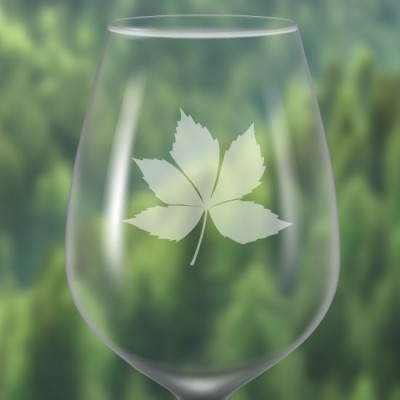 Identificateur de verre à vin givré Identificateur de verre à vin givré