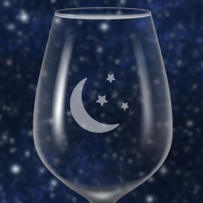 Identificateur de verre à vin givré Identificateur de verre à vin givré